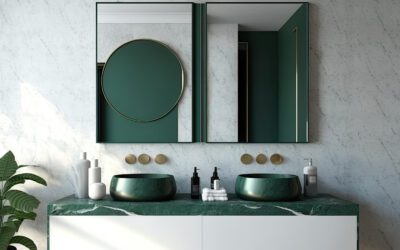 Spiegelschrank oder Spiegel mit Stauraum