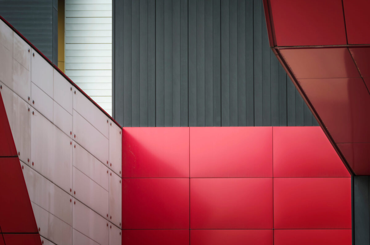 Modern urban architecture. Abstract background